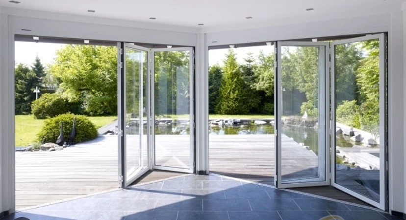2.7 m aluminium bifold doors 2